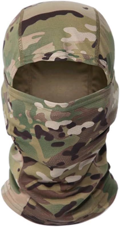 SANYETS Tactical Uniform,Combat Long Sleeve Shirt and Pants,Cap Gloves Balaclava Set Airsoft Suit, Military Gear Amy Clothes for Men(L,Camo) — view 6