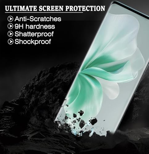 Image of Tempered Glass For Oneplus 12R 5G (6.78 Inch, Pack of 1) Advanced UV Curved Screen Protector Guard, Case Friendly with installation kit & Guide