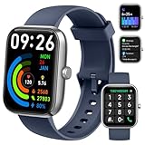 Smart Watch for Men Women with Bluetooth Call, Alexa Built-in, WhatsApp Notifications, Fitness Tracker with Heart Rate/SpO2/Sleep/Pedometer, 1.83' DIY Dial, 100+ Sports Modes, IP68 for Android iOS