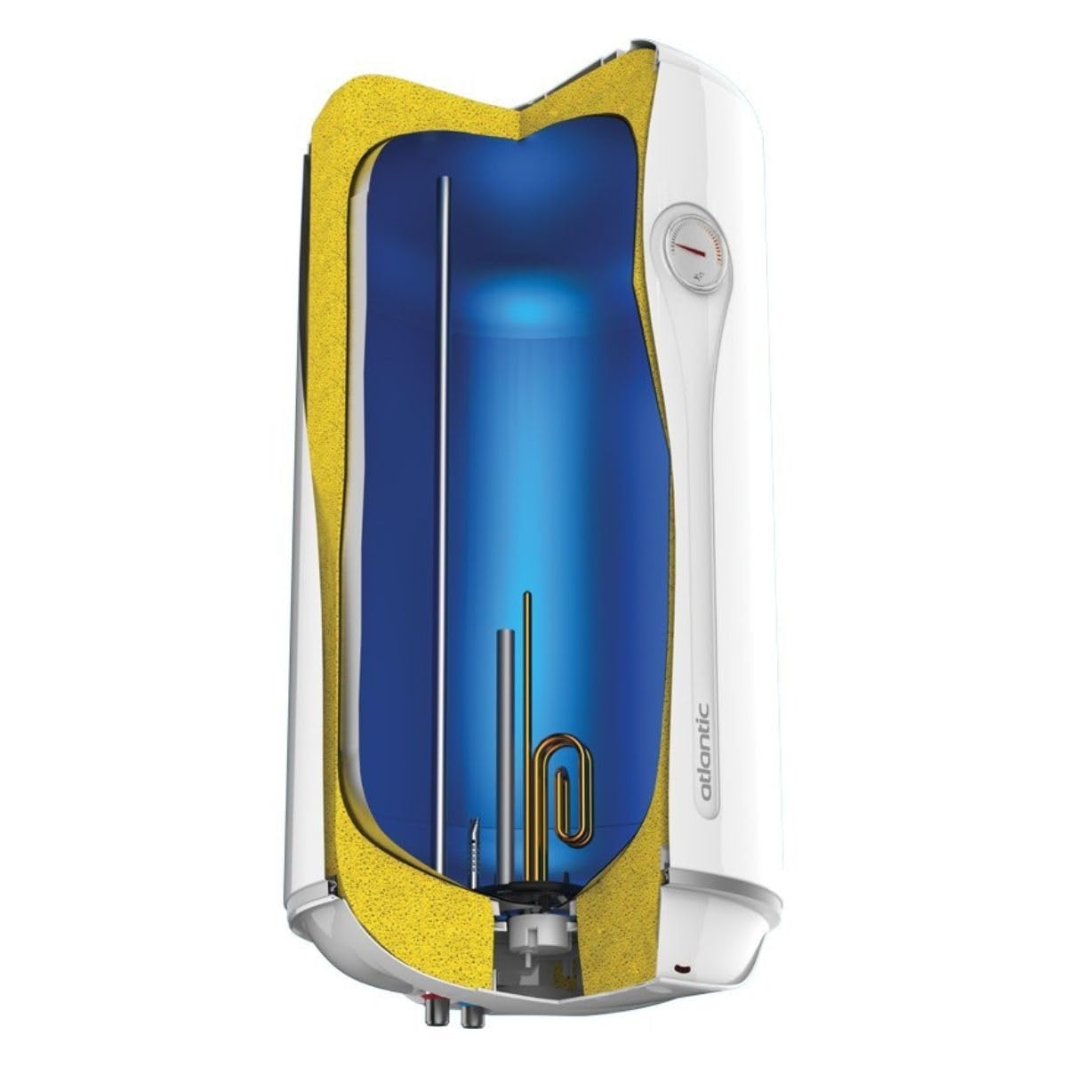 ATLANTIC 853091 - SCALDABAGNO EGO 80L ORIZZONTALE 1500W 2A
