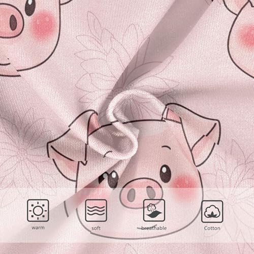 Girls Underwear Toddlers 2t Cotton Panties for Girl Aesthetic Kids Briefs Undies Cute Cartoon Pigs Pink Piggy3