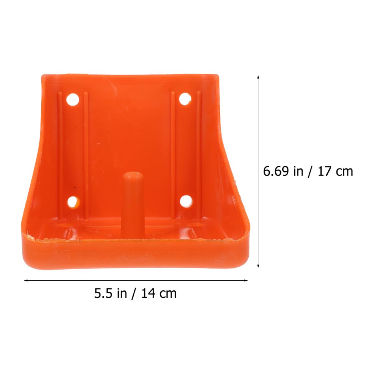 Artibetter Distributeur de Sel pour Moutons et Bétail 2 Pièces en Pe Épaissi, Support Robuste Cylindrique pour Bloc Minéral, pour Élevage Agricole Style Aléatoire