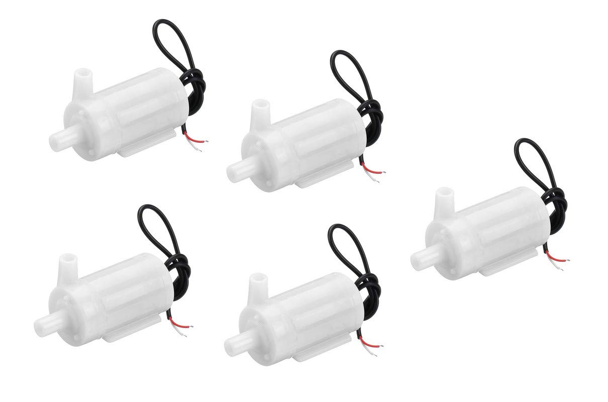 ERH INDIA Double Side Pipe Hole Micro DC 6-9V Submersible and Non Submersible Mini Water Pump DC Motor for DIY Kits (Pack of - 5) (B08GCZNGLF) Amazon Price History, Amazon Price Tracker