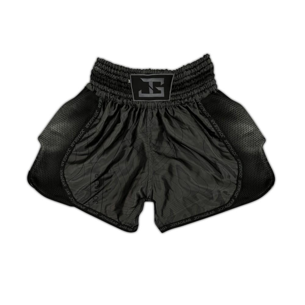 JOYA GEAR JOYA Muay Thai Shorts - MMA Pantaloni Boxing Shorts - Muay Thai Hose - Kickbox Pantaloni da boxe - Pantaloni da boxe - Pantaloni da boxe - Vita tailandese - Realizzato in poliestere di alta
