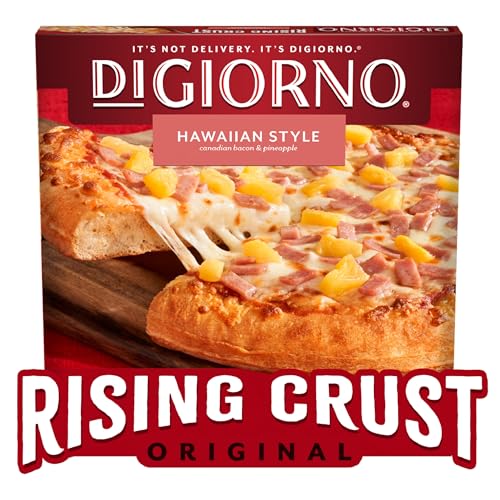 Digiorno Frozen Pizza, Rising Crust, Hawaiian Style Pizza, Family Dinner