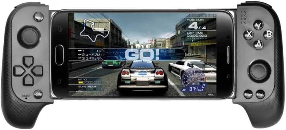 Romsion Newest STK-7007F Game Controller for Mobile Legends Knives Out Rules of Survival Controller Android iOS Black