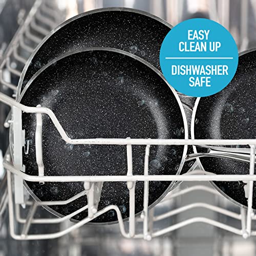 Granitestone Pots And Pans Set Nonstick, 15 Pc Kitchen Cookware Set & Bakeware Set, Ultra Durable Pots And Pans For Cooking With Nonstick Coating, Dishwasher Stovetop & Oven Safe, Healthy & Toxin Free #TOP5