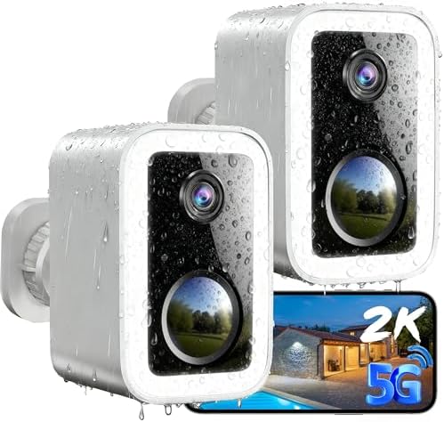 【2 Pack】Security Cameras Wirel...