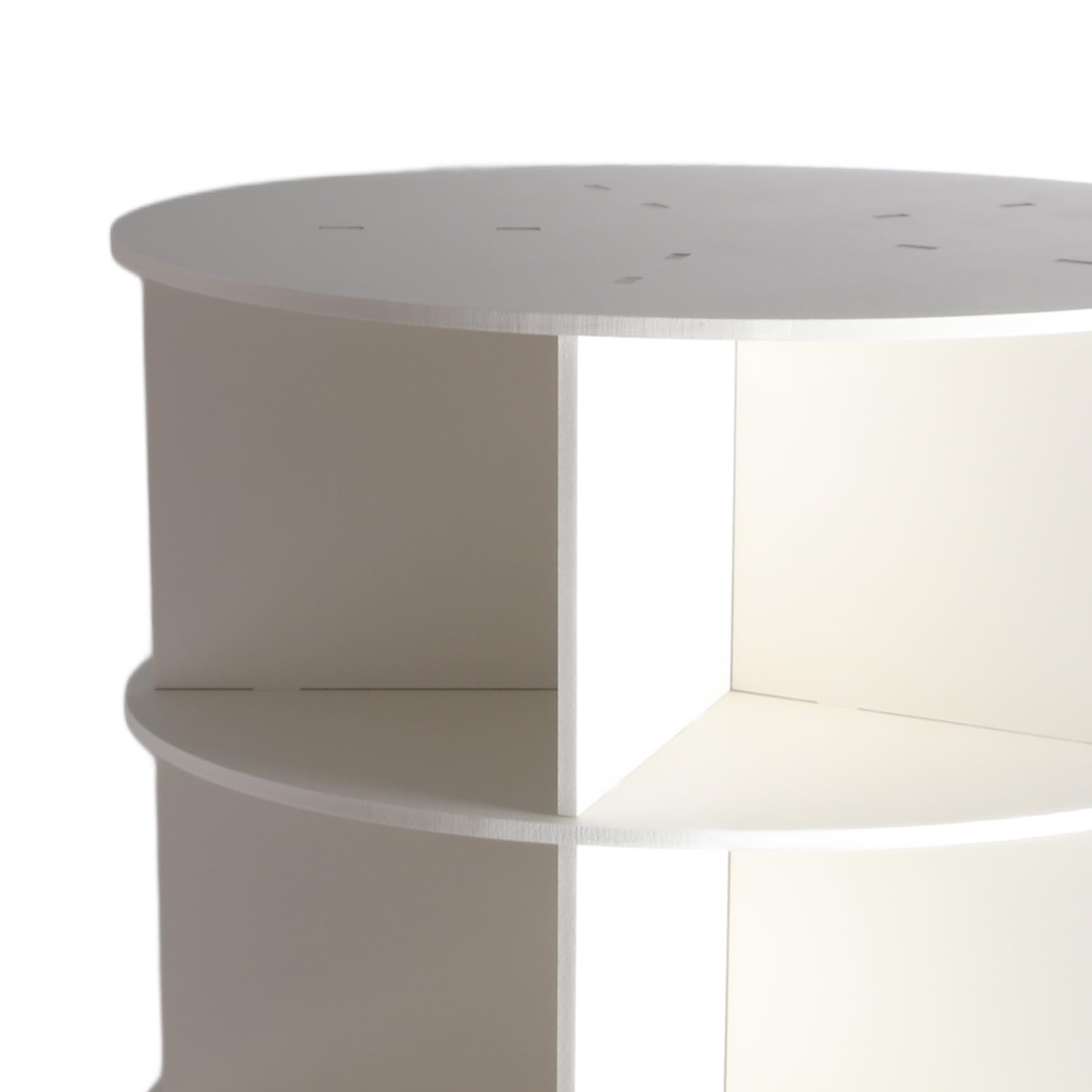 Rotierender Schuhregal-Turm, 6 oder 7 Etagen, Mehrschichtig, um 360 Grad Drehbar, Abnehmbarer, Leicht zu Reinigender PVC-Organizer, Runde Lazy Susan-Aufbewahrung mit Dickem für Schlafzimmer