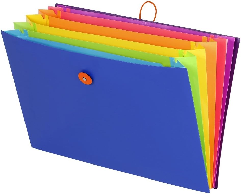 Viquel Folder extendable Happy Neon 6 Positions Made of Polypropylene
