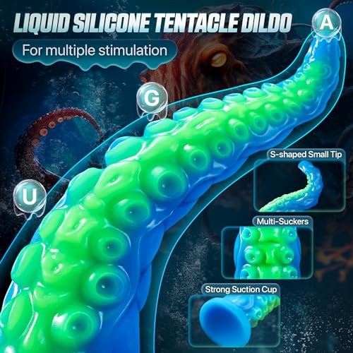 12 Inch Monster Dildo Liquid Silicone Sex Toy for Women Men Couples - Image 2
