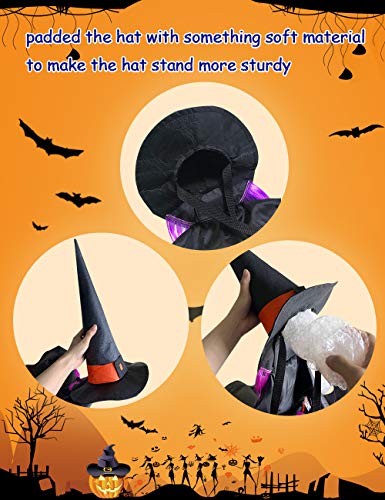 2020 Funny Hanging Witch Crashing Into Tree for Outdoor Halloween Decorations, Quality Made Vivid Crashed Witch Decor for Door Porch Decoration 42.5\"