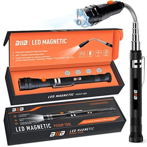 BIIB Regalos Originales para Hombre, Regalos San Valentin Hombre Mujer, Gadgets Tecnologicos, Herramienta Magnetica con LED, Regalo Cumpleaños Mujer, Regalo Dia del Padre | Ya disponible en tu tienda friki favorita! En mundofriki.es!