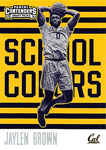 Jaylen Brown basketball card (California Golden Bears) 2016 Panini School Colors #8