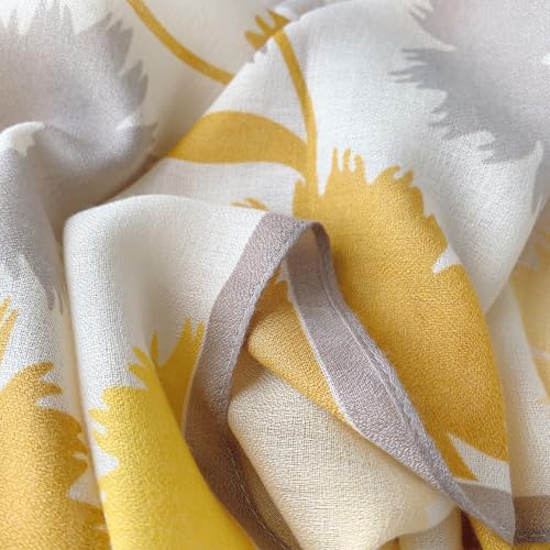 Image of Viscose Scarf for Women | Lightweight & Long | Stole for Women - Stylish Design | Neck Scarf, Hair Scarf, & Head Scarf for Women & Girls | All Season Accessory