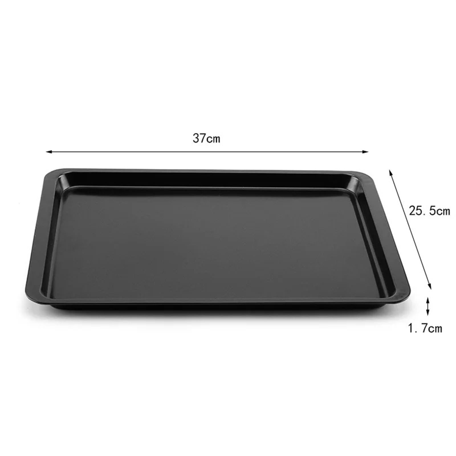 Kuchenblech für Backofen Rechteckige antihaftbeschichtete Backform for den Ofen, flaches Blech for selbstgemachte Kekse, Brot und Kuchen(34.3cm)