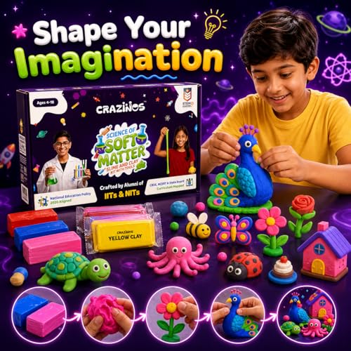 Image of Slime & Clay Sensory Play Kit for Kids, Age 3-12