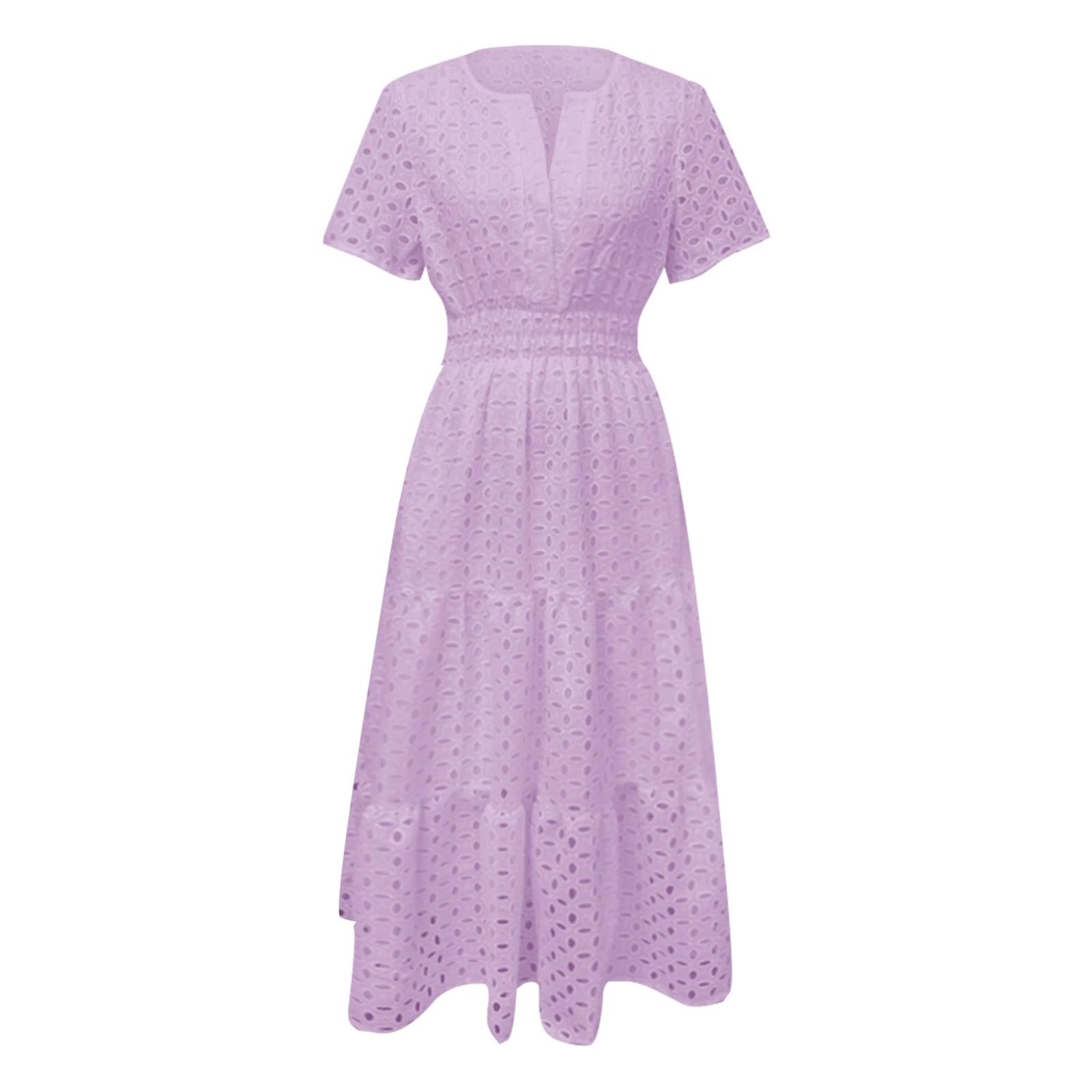 Generisch Vestido Mujer Verano Lino Elegante Vestidos Damas Vestidos Diarios De Verano Hasta La Rodilla Vestido De Tirantes Vestido De Encaje Vestido Boho Adecuado Para El Hogar Y El Tiempo Libre