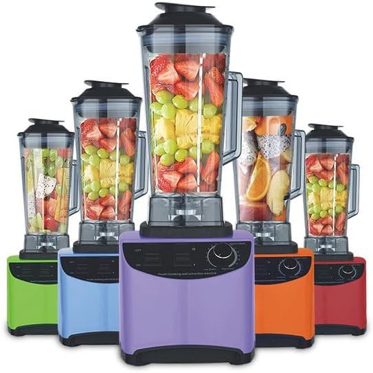 Generic Kitchen multi-functional mixer Household 2L large capacity 1800w electric food machine performance wall breaking machine, Minor, Red