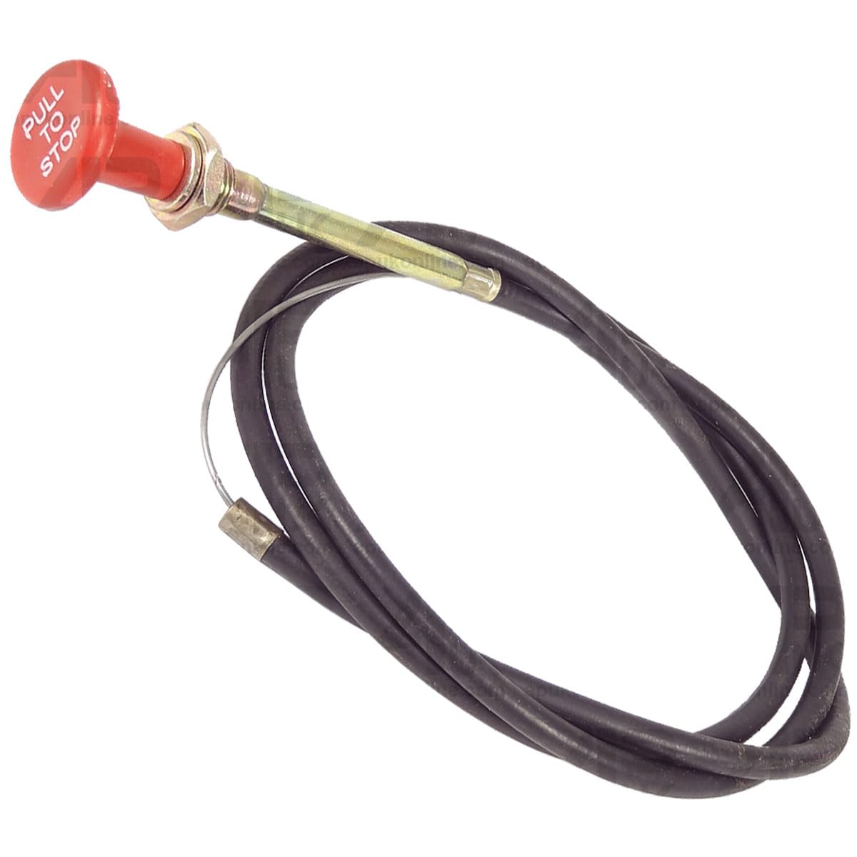 APUK Universal Fuel Choke Cable 1300mm Engine Pull Stop Wire Replacement for Tractor Plant Digger
