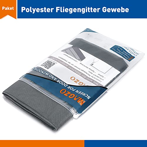 Fliegengitter MAGZO Fenster 120 x 250 cm, Meterware