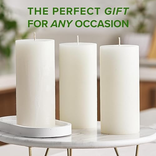 Miniatura 4 de Simply Soson Juego de 3 velas perfumadas con leche con especias de calabaza de 3 x 4 pulgadas, fragancia PSL para otoño y otoño, decoración de