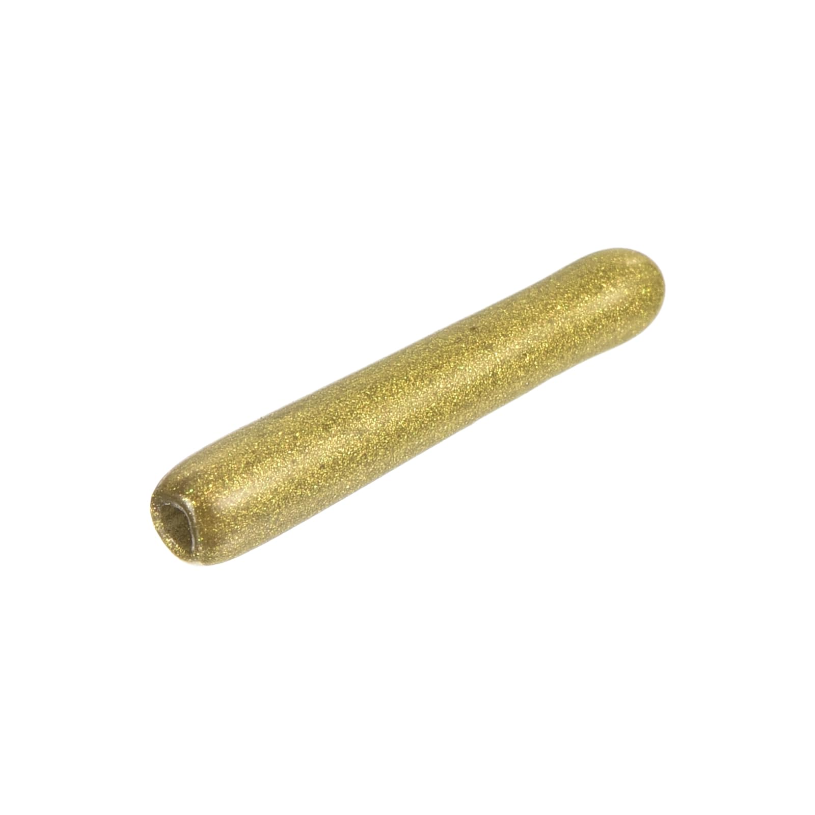 uxcell 20pcs Rubber End Caps 3/64"(1.3mm) ID Vinyl Round Tube Bolt Cap Cover Thread Protectors Gold