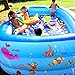 Kinder verdickte aufblasbarer Swimmingpool, Familie Spielen Pool, beweglicher Baby-Badeeimer, Groß-Platz Spielen Spielzeug, aufblasbare Badewanne, Wasser Unterhaltung,115cm