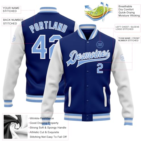 Custom Baseball Varsity Jackets Men Women Youth Personalized Letterman Jacket Coats Stitched Name Number2