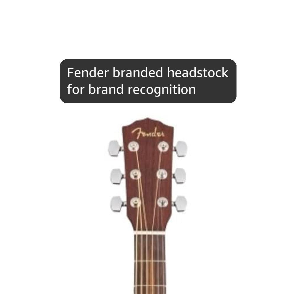 Fender CD-60SCE All-Mahogany Dreadnought Cutaway Acoustic Electric Guitar, with 2-Year Warranty, Fishman Pickup and Preamp System, Natural