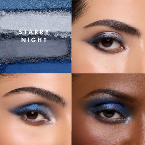 Image of HYUE AmplifEYE Eyeshadow Palette - 6 Shades | Starry Night | Highly Pigmented Shades | Matte, Metallic, Satin & Foil | Long Lasting | Smooth Blendable Texture | All Skin Types