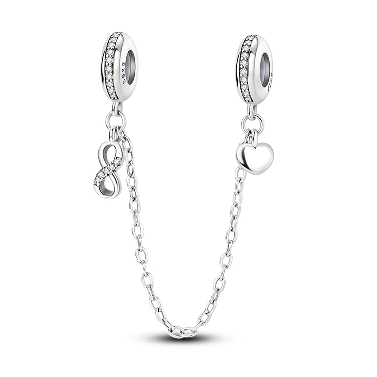 LNQOBU Love Mom Bedel 925 Sterling Zilver - Met Parel - Cadeau Voor Moeder