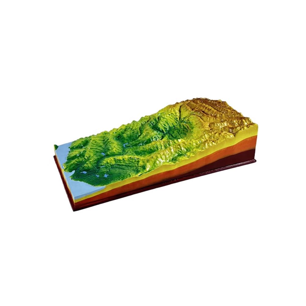 Cours de géologie interactif avec le lot de 5 modèles de reliefs pour la classe