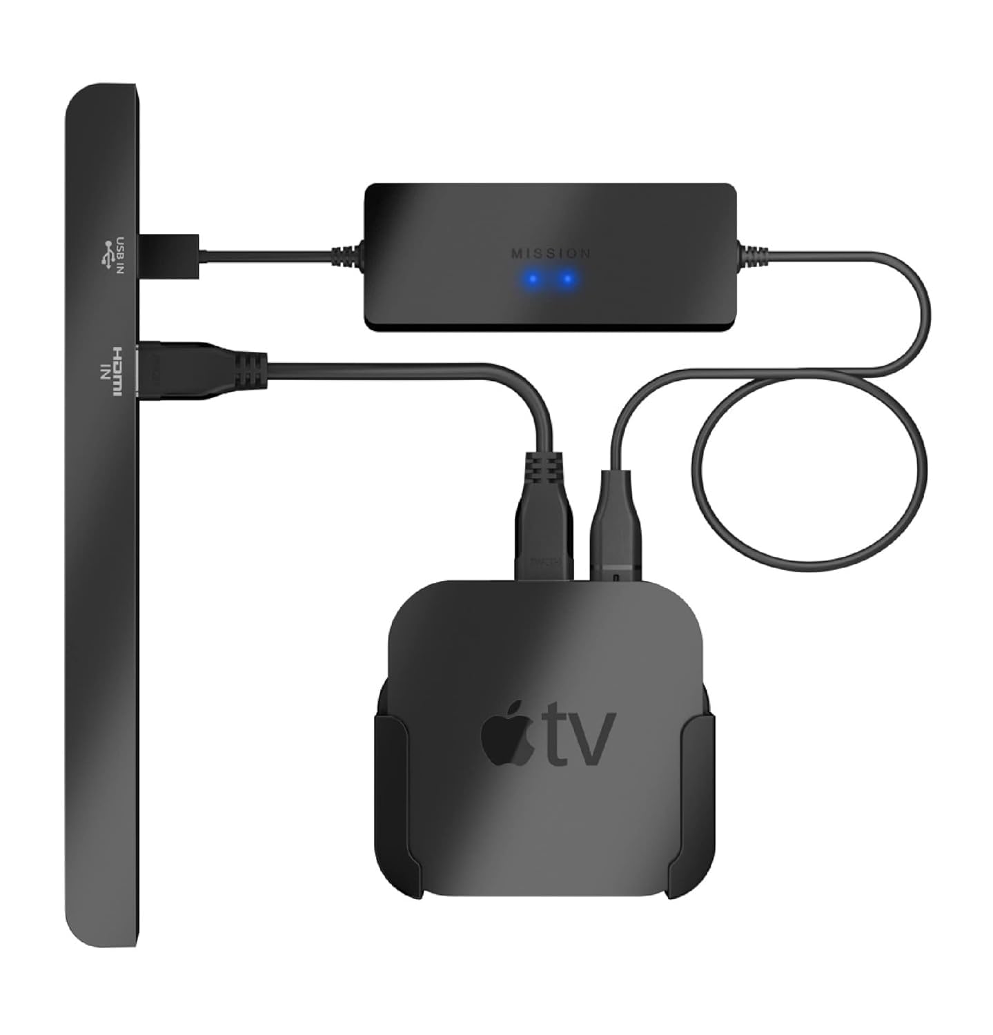 Mission USB Power Cable for Apple TV - Power Your Device Directly