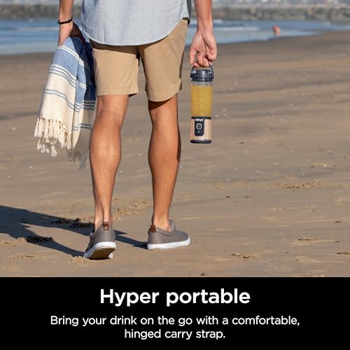 Image of Ninja Blast Portable Blender, Cordless, 18oz. Vessel, Personal Blender For-Shakes and Smoothies, BPA Free, Leakproof-Lid and Sip Spout, USB-C Rechargeable, Dishwasher Safe, Metallic Copper, BC151CP