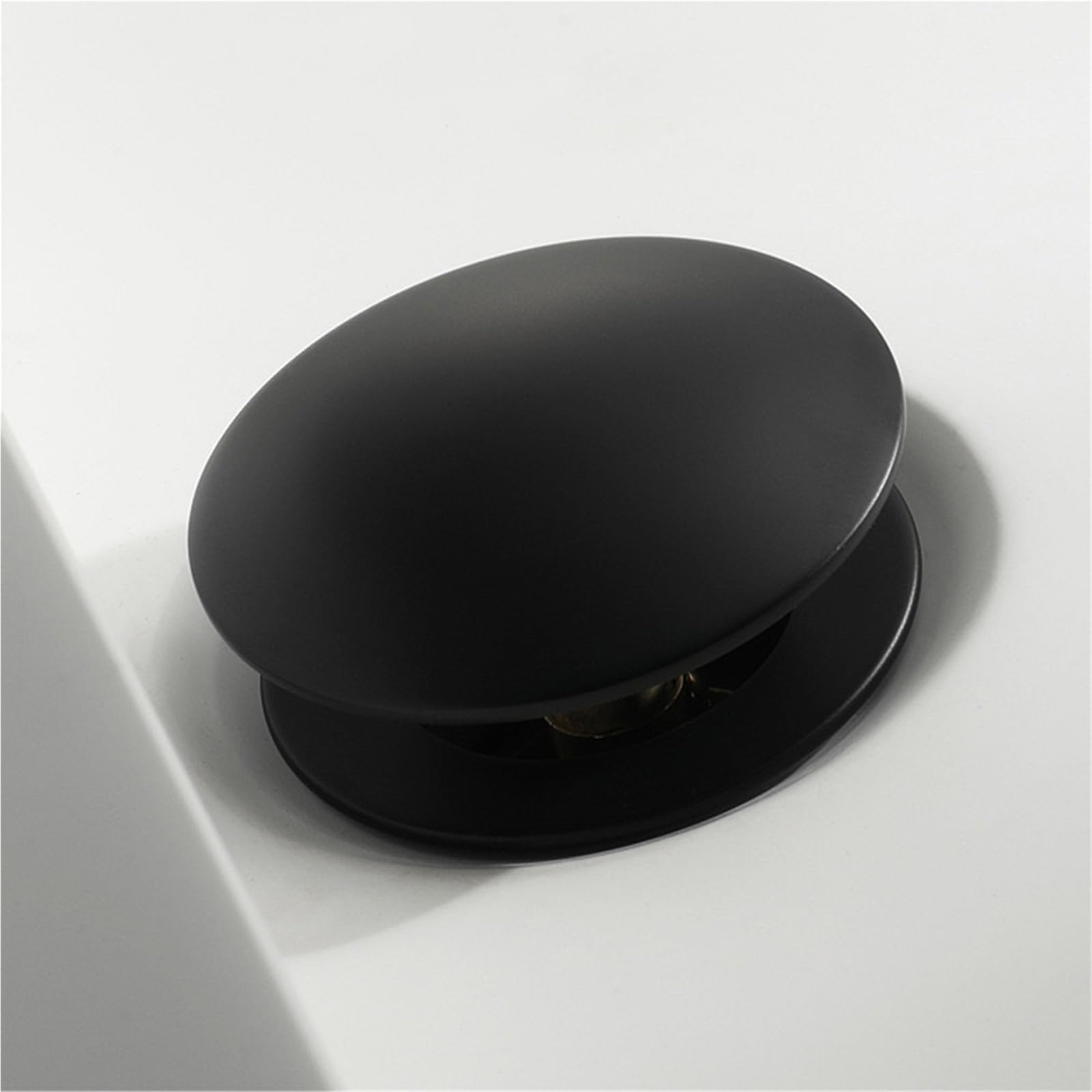 Sifón for lavabo de baño, moderno, con filtro emergente, tapón y sifón negro Para Lavabo De Baño y Lavabo(Fullset Overflow)