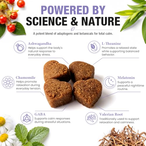 Calming Chews for Dogs - 180ct Dog Calming Chews Anxiety and Stress Relief - Image 4