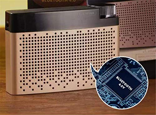 Haut-parleur sans fil Bluetooth Loud Gold de haute qualité portable
