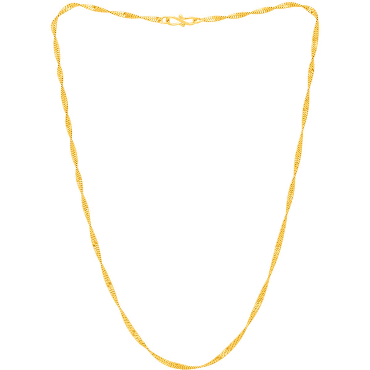 Gold Plated Classy Necklace for Men Women-image-3