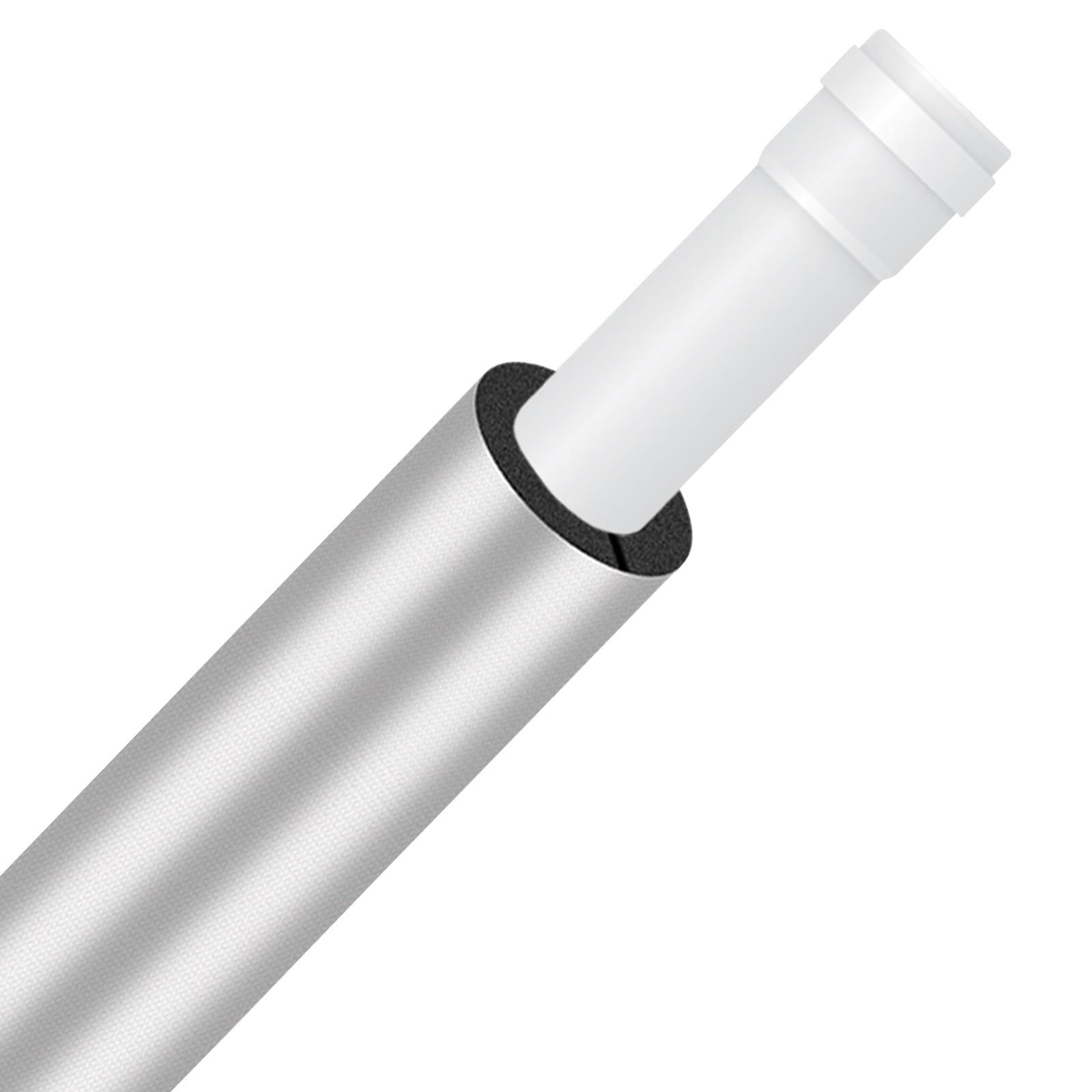 Calore Preservazione Schiuma Tubatura da 95cm Isolante per Tubature Antigelo per Impianti Idraulici Involucro Isolante, Autosigillante Tubo in Schiuma(219.0mm/8.6in)