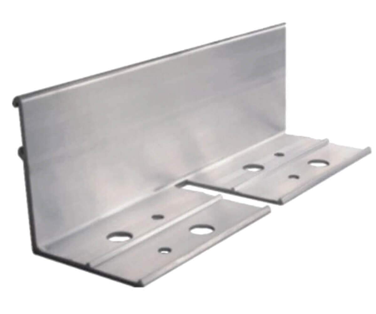 Aluminium Flexible Edge – 64mm High No Dig Edging Solution Lawn Edge Border for Gravel, Stone and Paths With Securing Pins (40pc, 80m)