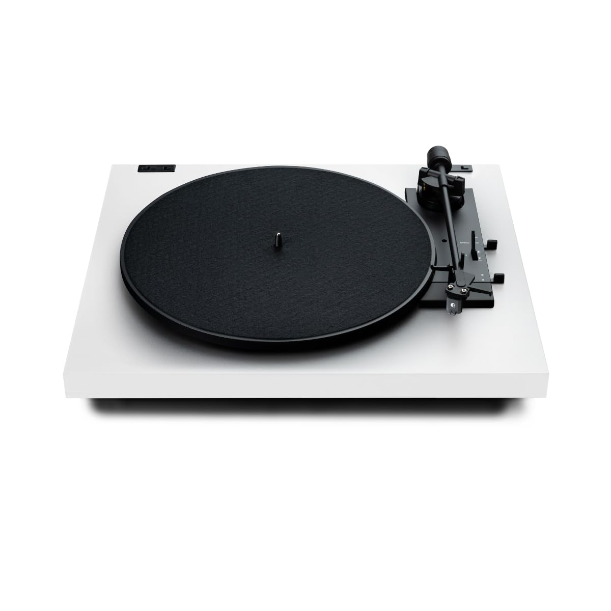 Pro-Ject A1.2 - Giradischi completamente automatico - Preamplificatore Phono integrato, Plug & Play, Braccio tono in Alluminio – Nero (Bianco)