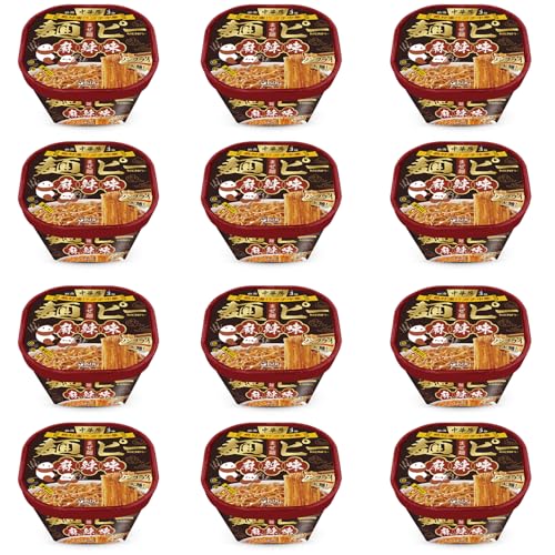 中華房 麺ピー 麻辣味 100g×12個セット まぜ麺 汁なし麺 マーラータン iSDG 医食同源ドットコムの商品画像（Amazon）