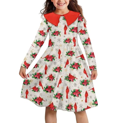 Dolyues Girls Dresses Princess Dresses for Girls Fall Dresses for Girls Size 3-14 Cute Desses for Teen Girls