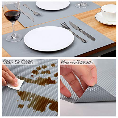 Anoak Shelf Liner NonSlip Drawer Liner for Kitchen, Non Adhesive