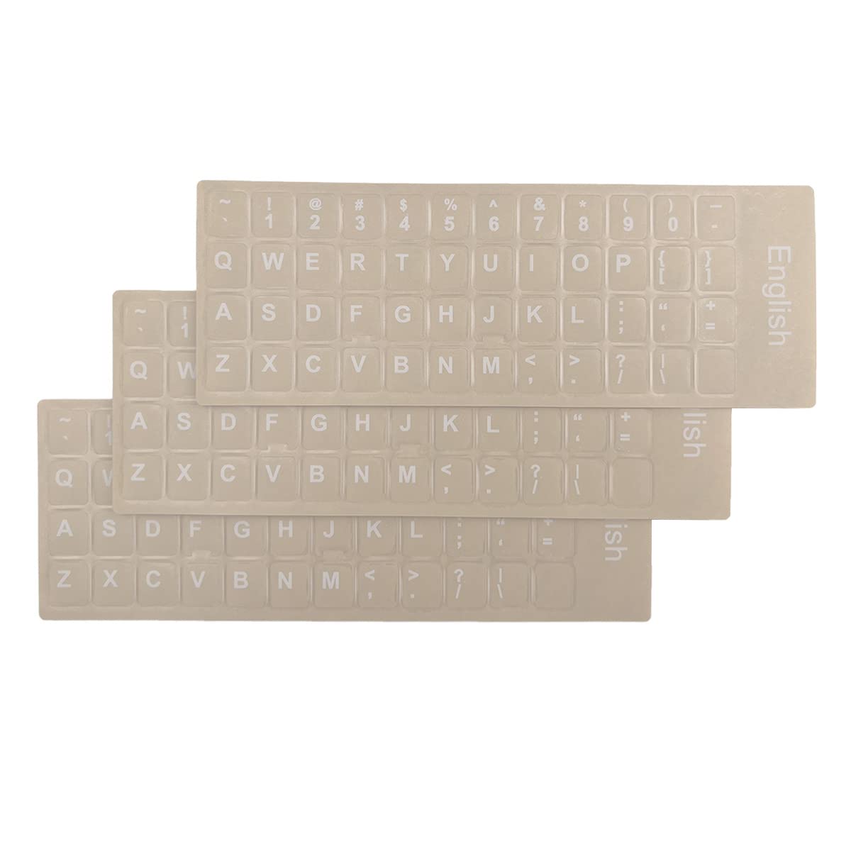 Buy 3 PCS/Pack Universal English Matte Keyboard Alphabet Stickers