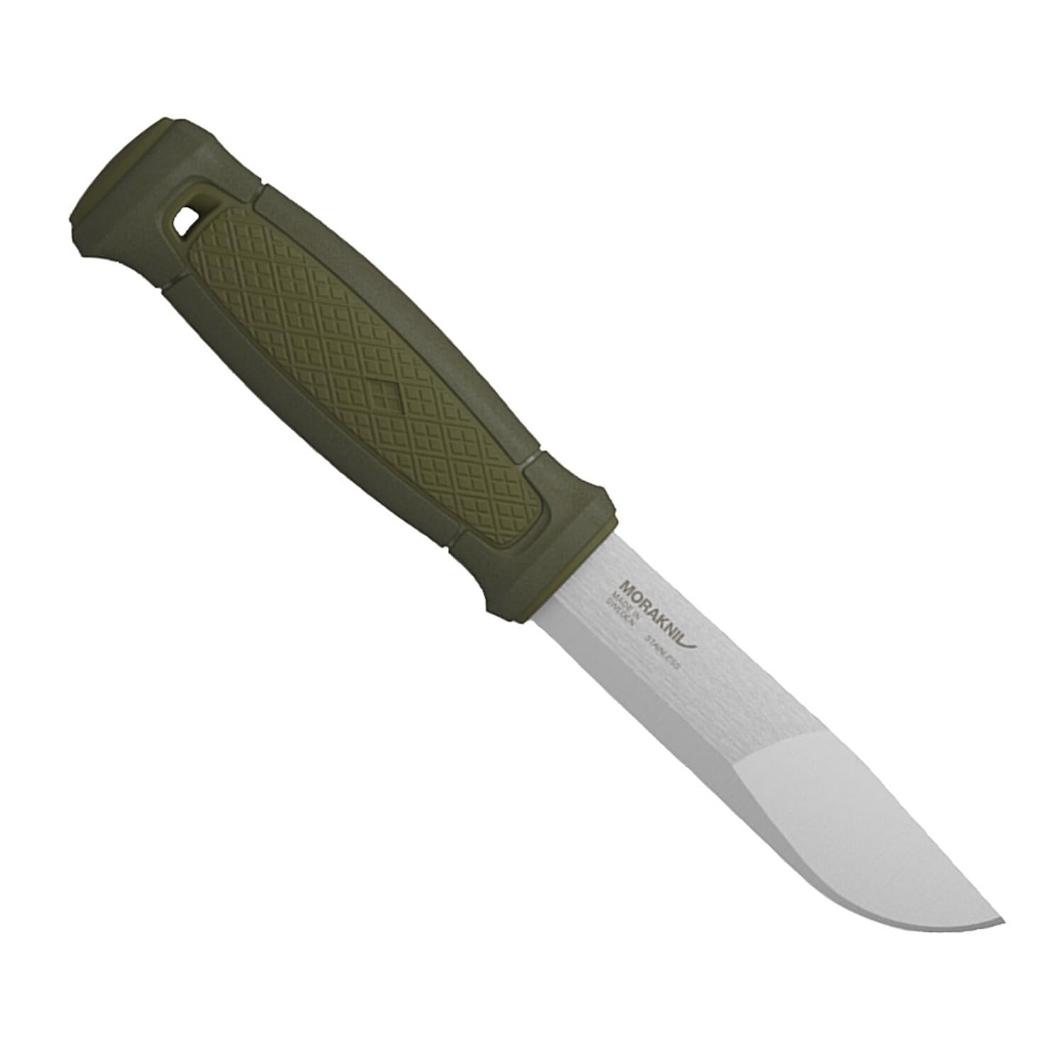 Photo 1 of Morakniv Kansbol Stainless Steel Fixed-Blade Survival Knife With Multi-Mount Sheath, Military Green, 4.3 Inch