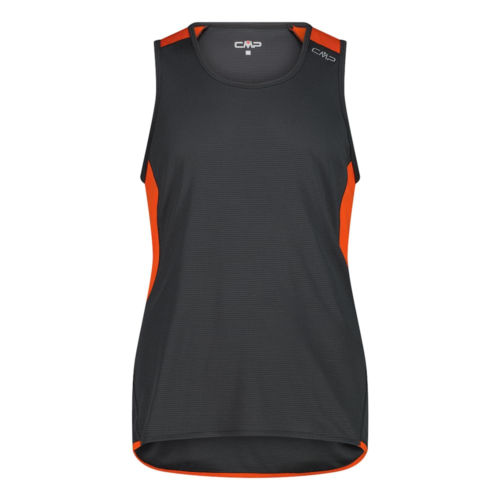 CMP Herren Tanktop Tanktop, Antracite-orange, L