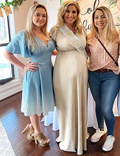 Peauty Maternity Dress Maternity Dress For Photoshoot Maternity Dress For Wedding Guest Maternity Maxi Dress Summer Maternity Dress Champagne Gold Xl #TOP1