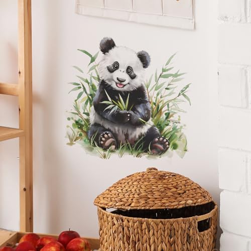 Vinilos decorativos Achang panda acuarela para pared miniatura 4